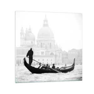 Billede på glas - En rejse til skønhedens kilder - 60x60 cm