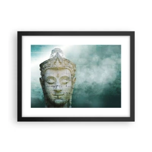 Plakat i sort ramme - På jagt efter lys - 40x30 cm