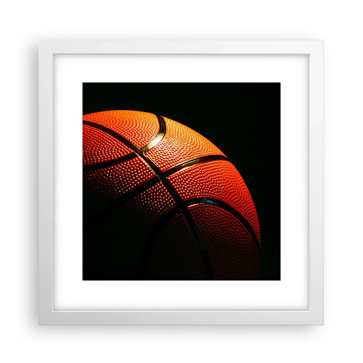 Plakat i hvid ramme - Smuk som en planet - 30x30 cm