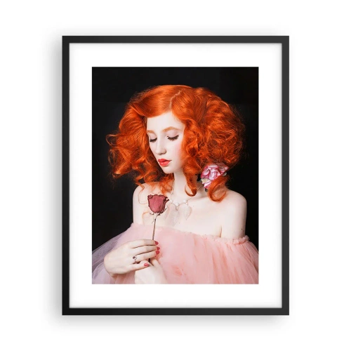 Plakat i sort ramme - I barokstil - 40x50 cm