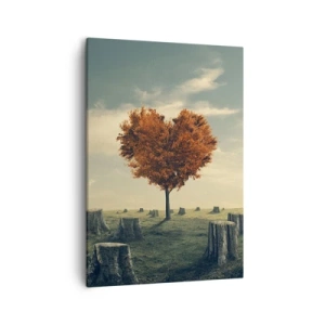 Lærredstryk - Billede på lærred - Der er stadig håb - 50x70 cm