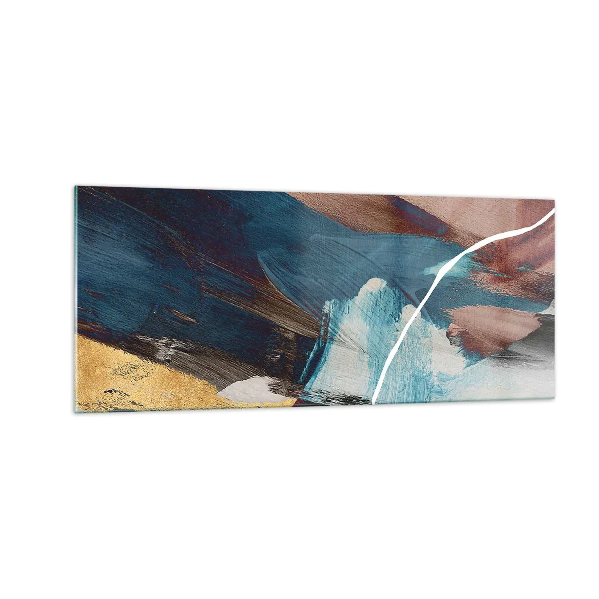Billede på glas - Med flair og energi - 100x40 cm