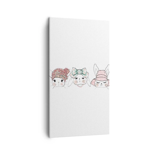 Lærredstryk - Billede på lærred - Eftertænksom, trist, glad - 45x80 cm