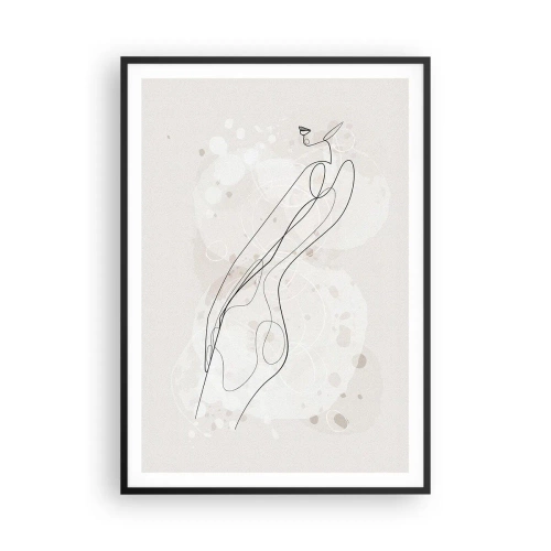 Plakat i sort ramme - At forvilde sig med blikket - 70x100 cm