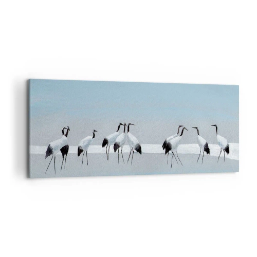 Lærredstryk - Billede på lærred - Efter en varm dag - 100x40 cm