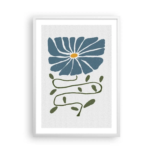 Plakat i hvid ramme - Fra kvist til blomst - 50x70 cm