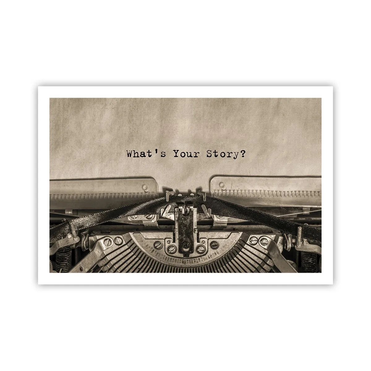 Plakat - Fortæl mig - 91x61 cm