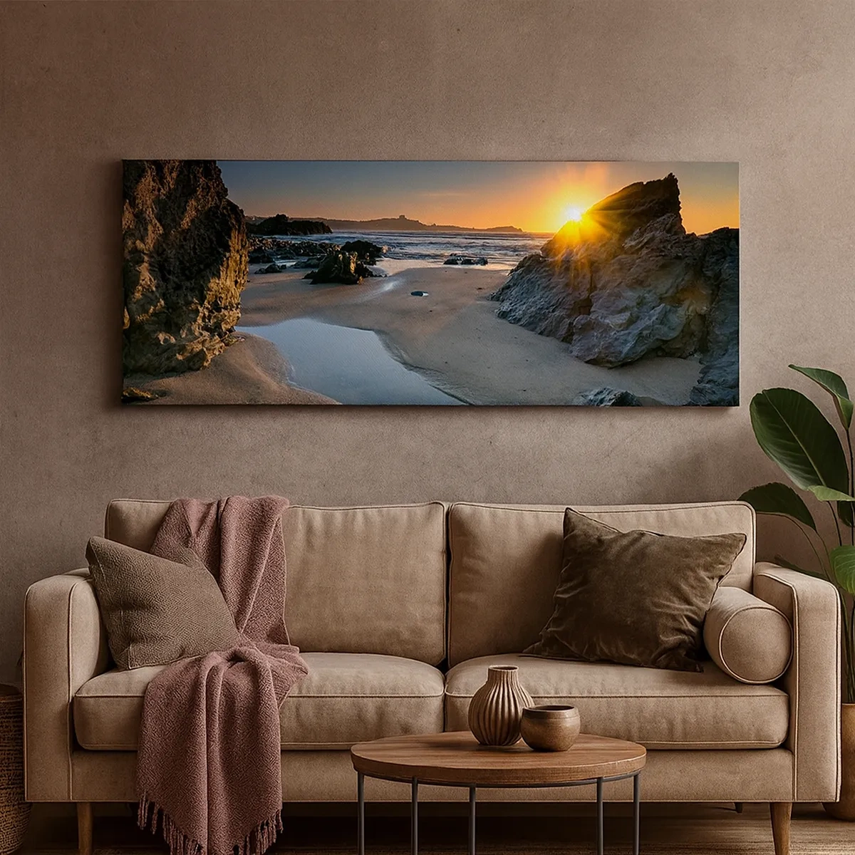 Lærredstryk - Billede på lærred - Uberørt af menneskehånd - 30x30 cm