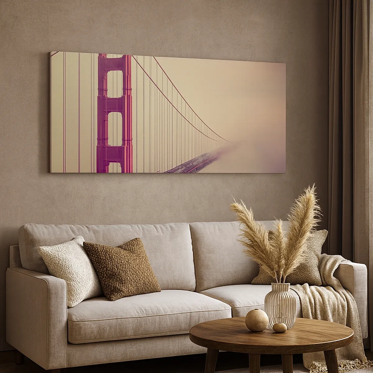 Lærredstryk - Billede på lærred - Mellem himmel og jord - 30x30 cm