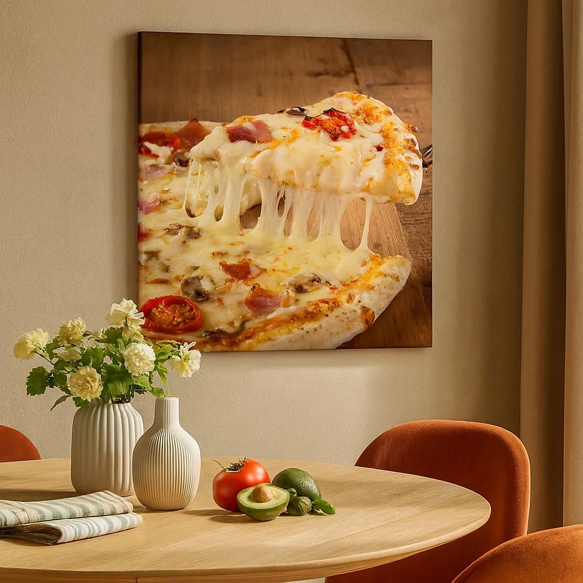 Lærredstryk - Billede på lærred - Et mesterværk af italiensk kunst - 30x30 cm