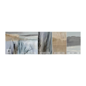 Prøve Fototapet Selvklæbende Deluxe Sticker - Vintermarker - Lyse, Minimalisme, Stykke - 100x30 cm