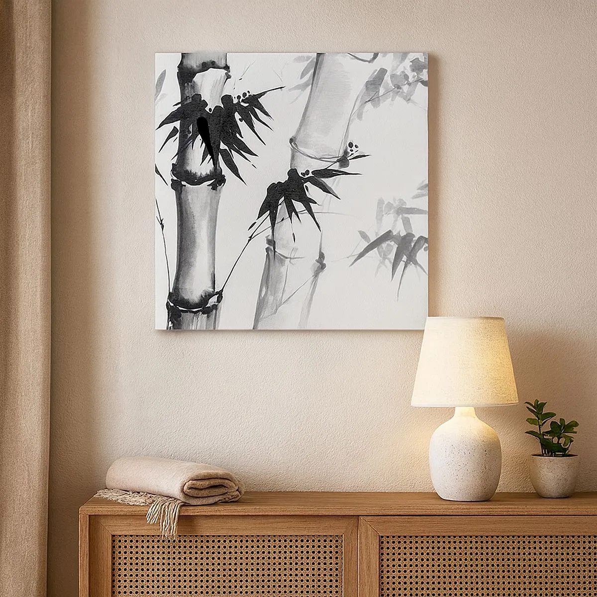 Lærredstryk - Billede på lærred - Nærbillede af Orienten - 30x30 cm