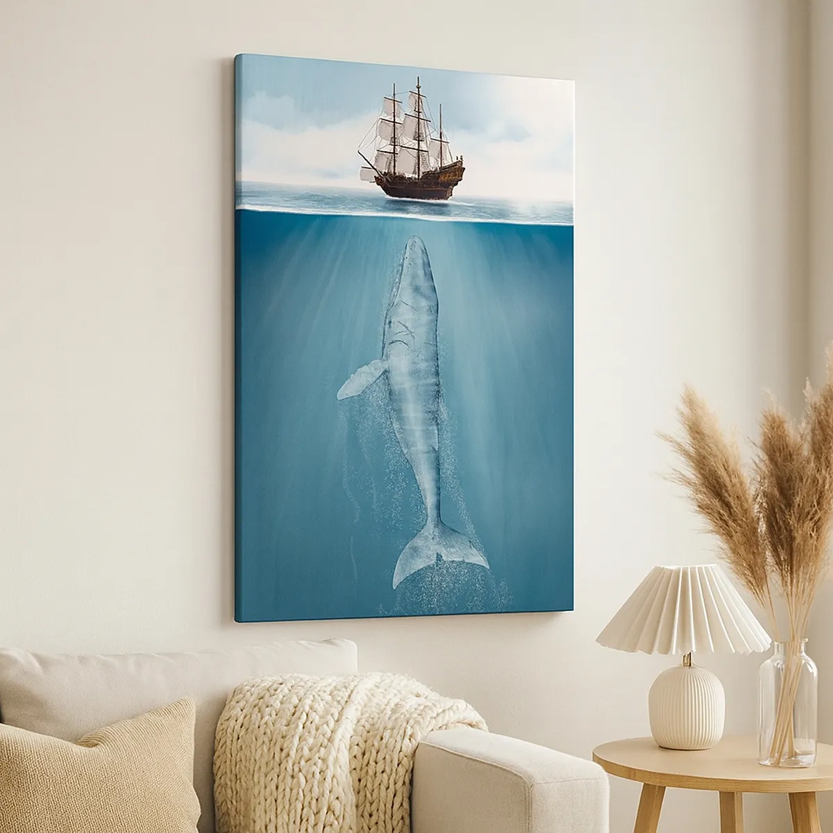 Lærredstryk - Billede på lærred - Bedre ikke at vide - 50x70 cm