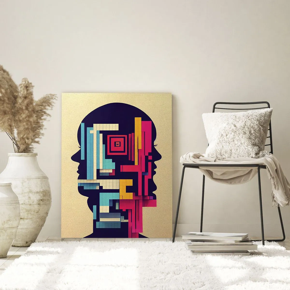 Billede på glas - Nye slips - 80x120 cm