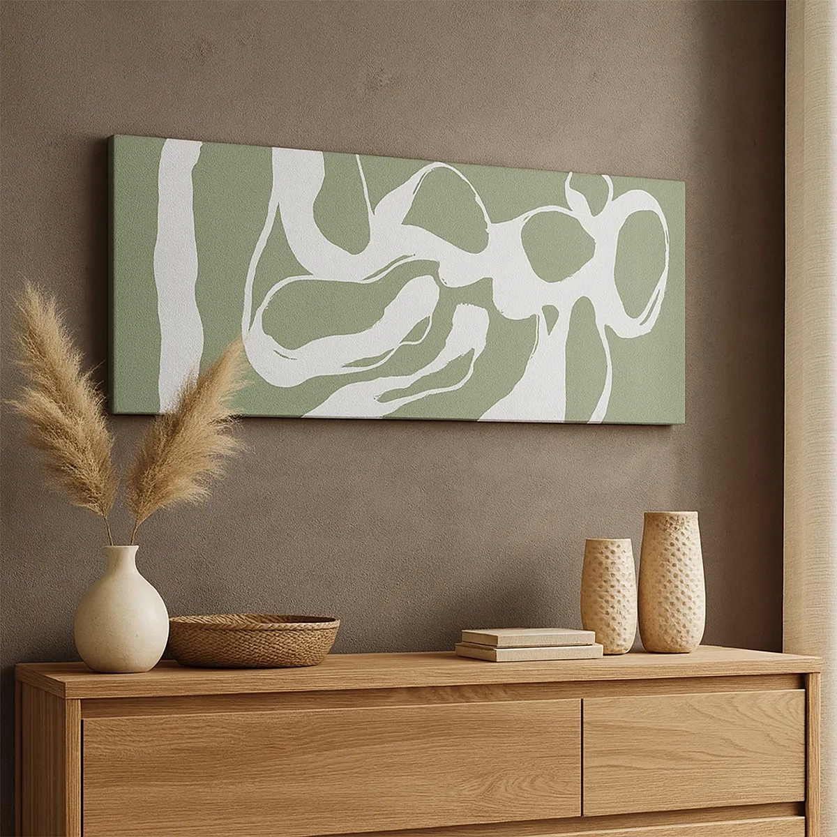 Lærredstryk - Billede på lærred - Rummets kald - 30x30 cm