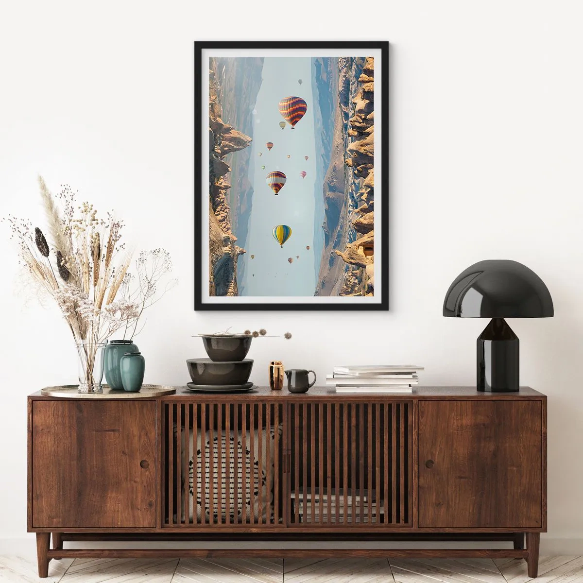 Plakat i sort ramme - Alt er muligt her - 40x50 cm