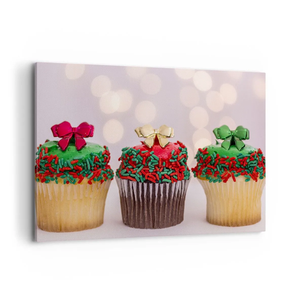 Lærredstryk - Billede på lærred - Slik i buen - 120x80 cm