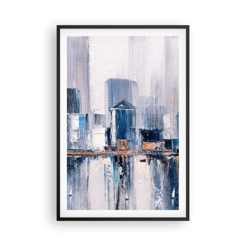 Plakat i sort ramme - Indtryk fra New York - 61x91 cm