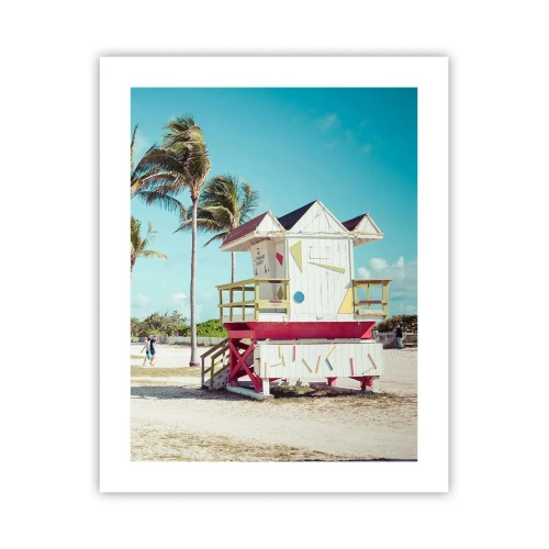 Plakat - En smuk dag foran dig - 40x50 cm