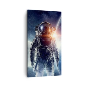 Lærredstryk - Billede på lærred - Et kosmisk eventyr - 45x80 cm