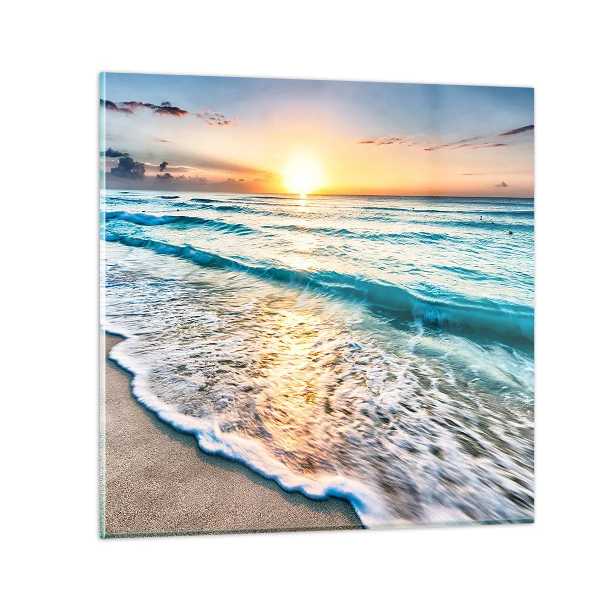 Billede på glas - Et synspunkt, der er værd at have - 40x40 cm