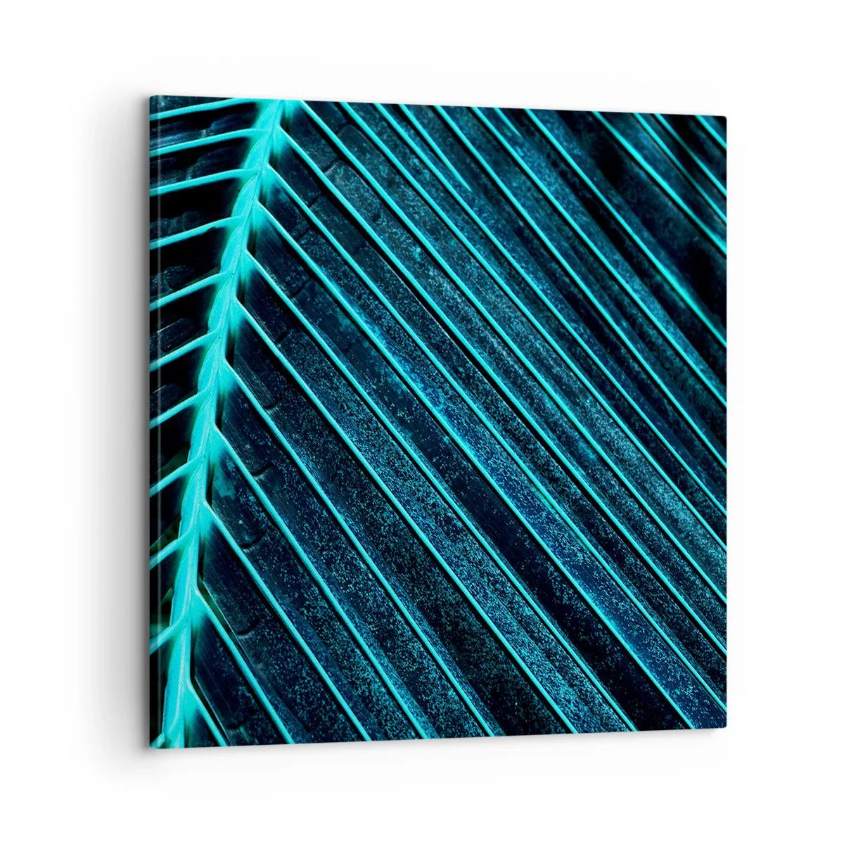 Lærredstryk - Billede på lærred - Tekstur af grønt - 60x60 cm