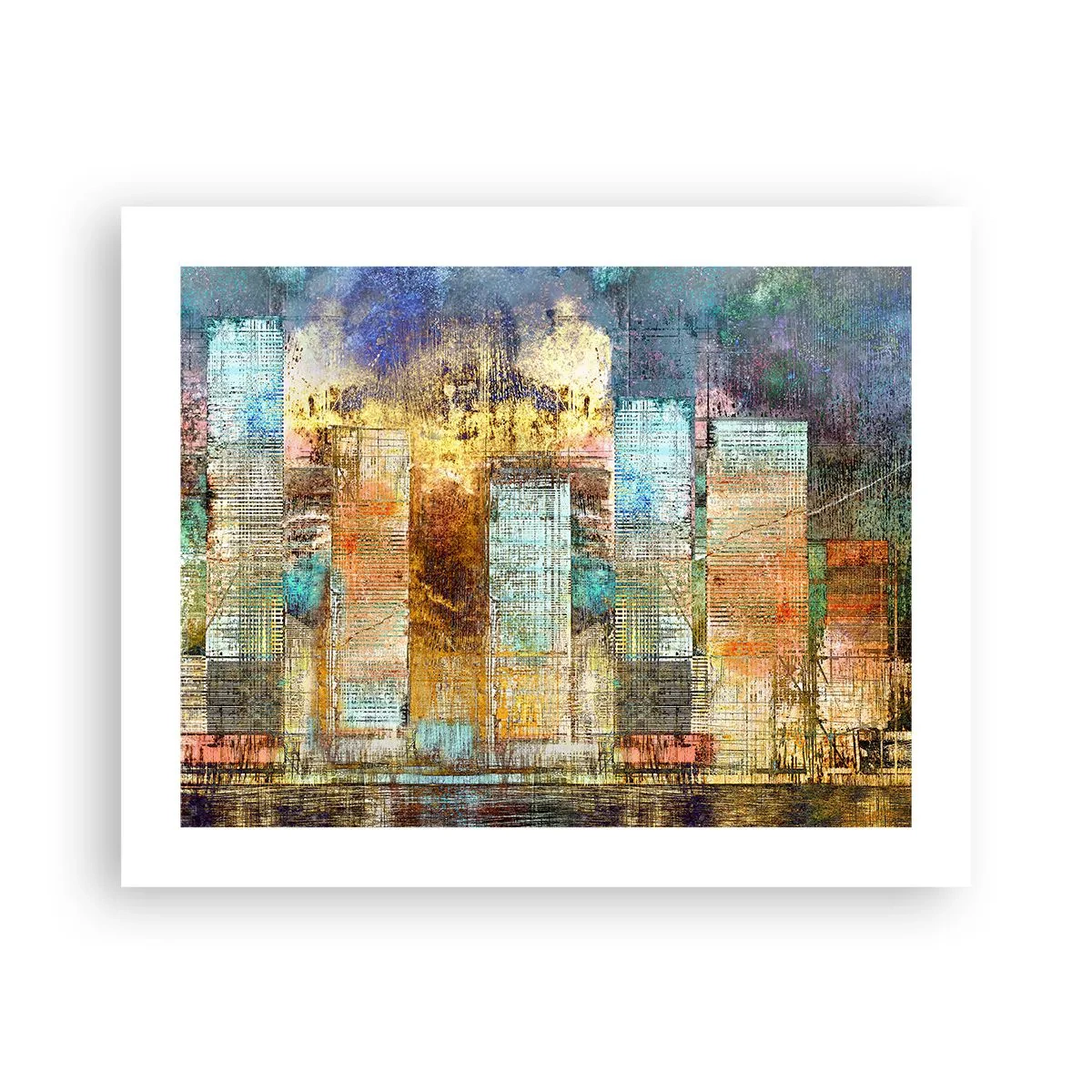 Plakat - Solrig metropol - 50x40 cm