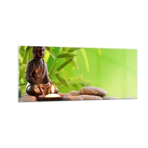 Billede på glas - Livet er smukt - 100x40 cm