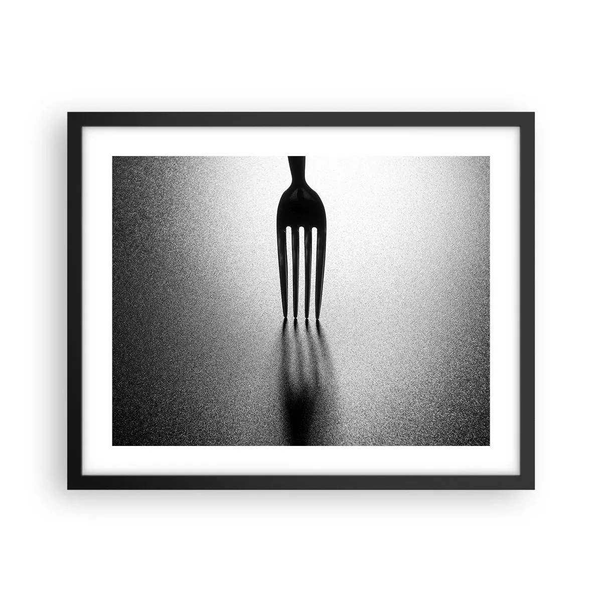 Plakat i sort ramme - Lys og skygge - 50x40 cm