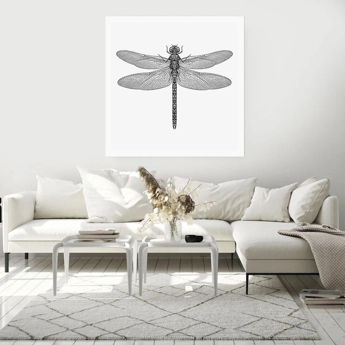 Plakat - Præcision i naturen - 60x60 cm