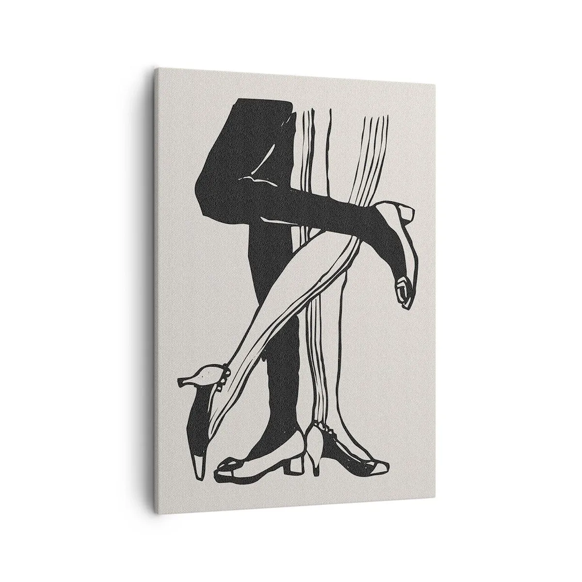 Lærredstryk - Billede på lærred - En feminin egenskab - 50x70 cm