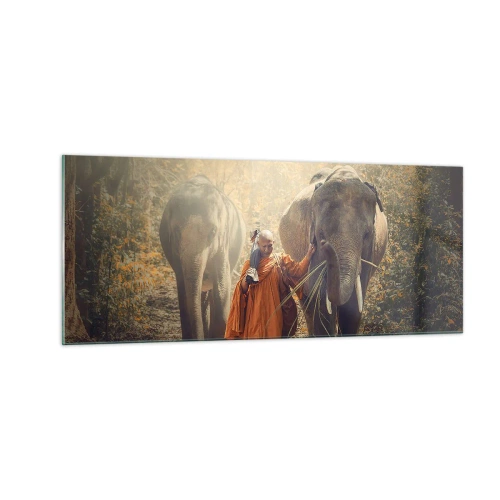 Billede på glas - Fuld forståelse - 100x40 cm