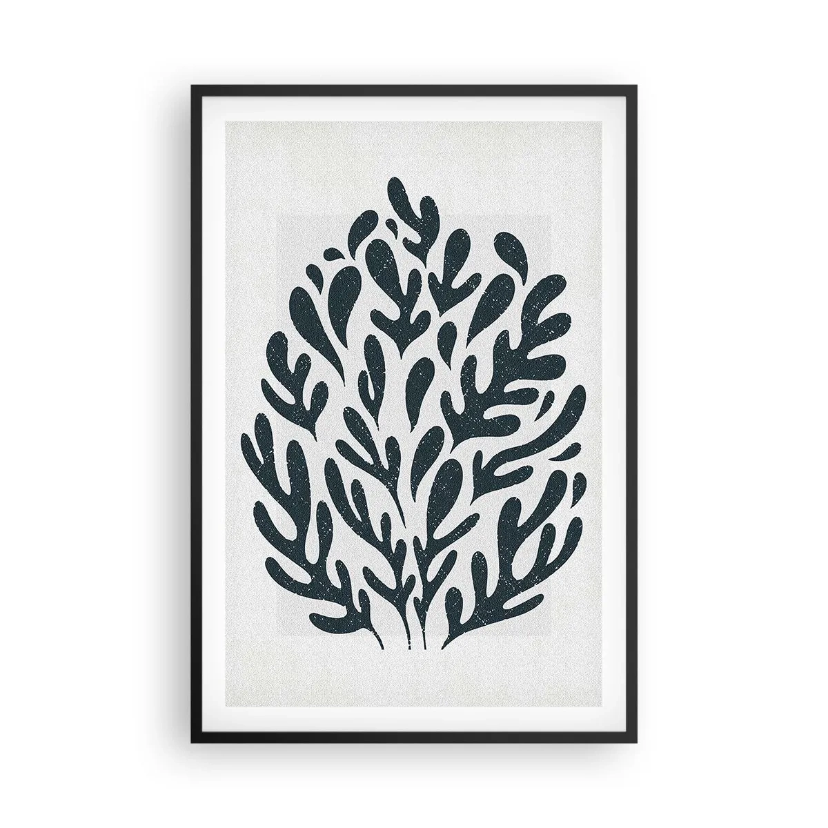 Plakat i sort ramme - Naturens former - 61x91 cm