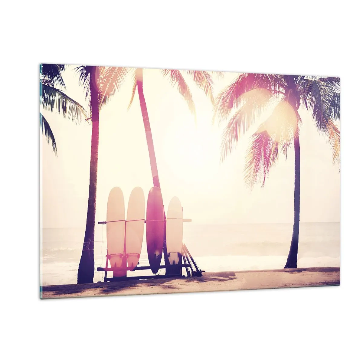 Billede på glas - Det bliver en fantastisk dag - 120x80 cm