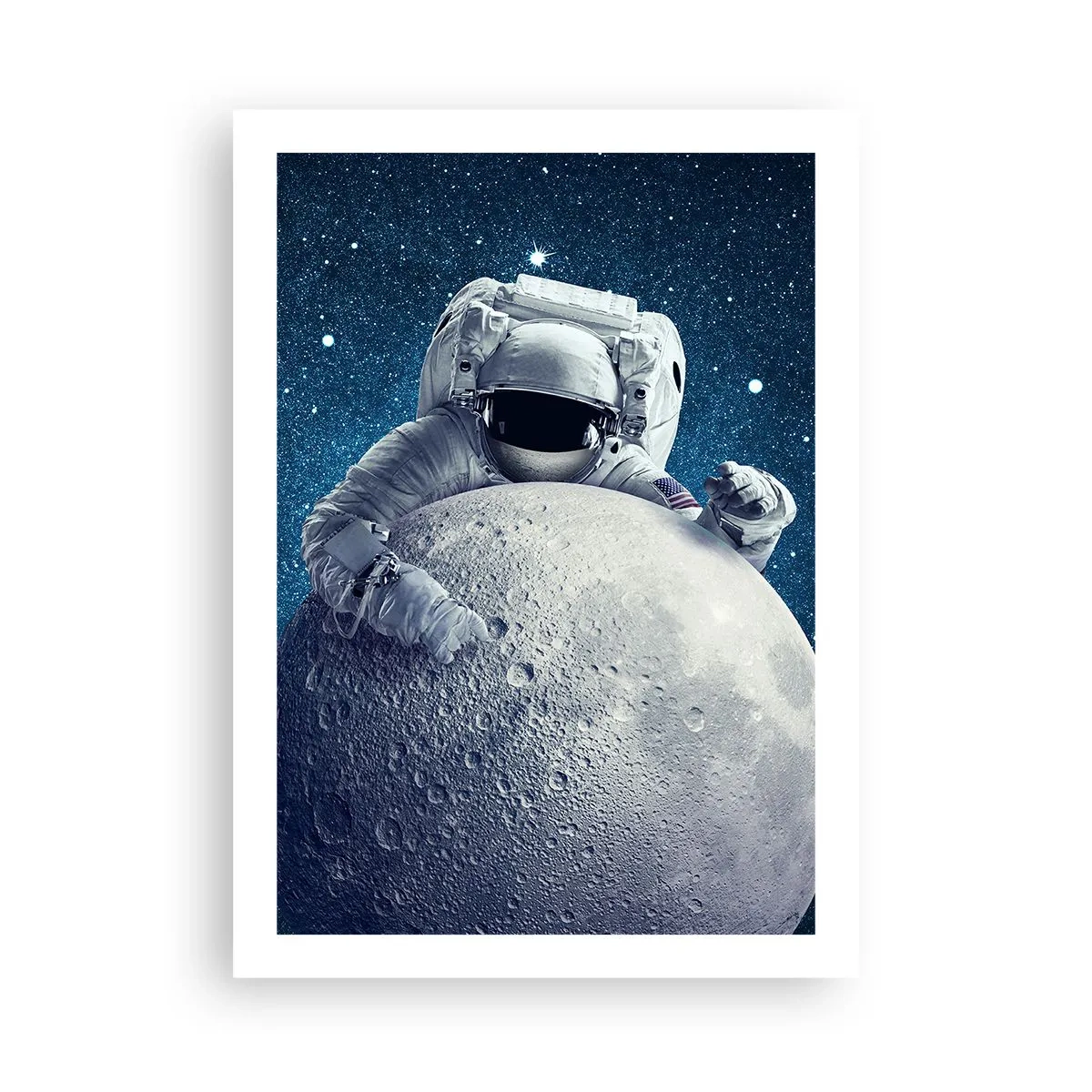 Plakat - Kosmisk spøgefugl - 50x70 cm