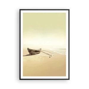 Plakat i sort ramme - Et minde om Sydhavet - 70x100 cm