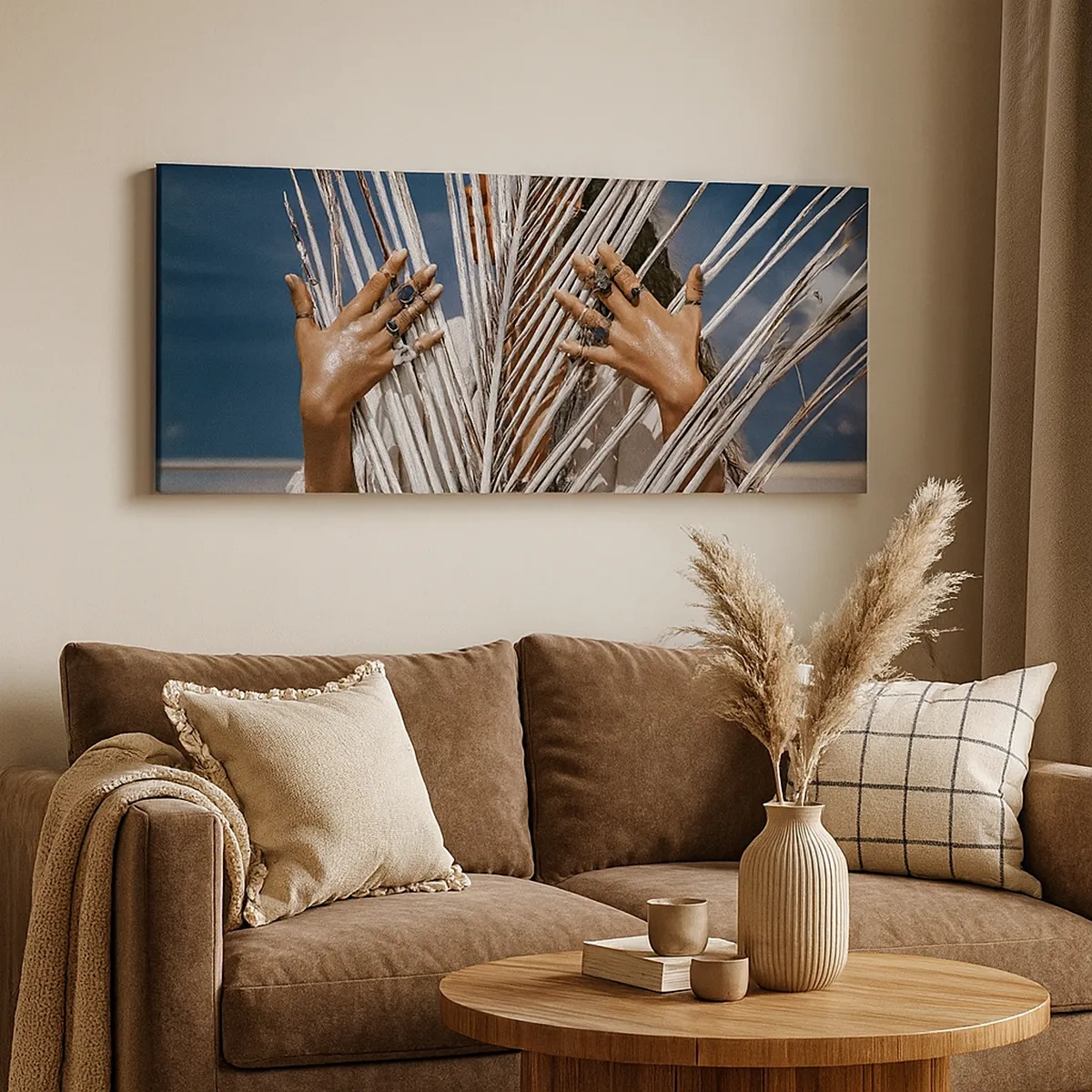 Lærredstryk - Billede på lærred - Shamanens kæreste? - 30x30 cm