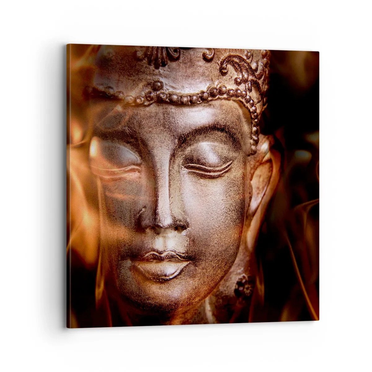 Lærredstryk - Billede på lærred - Den eksisterer kun her og nu - 70x70 cm