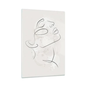 Billede på glas - Skitse af drømmen - 50x70 cm