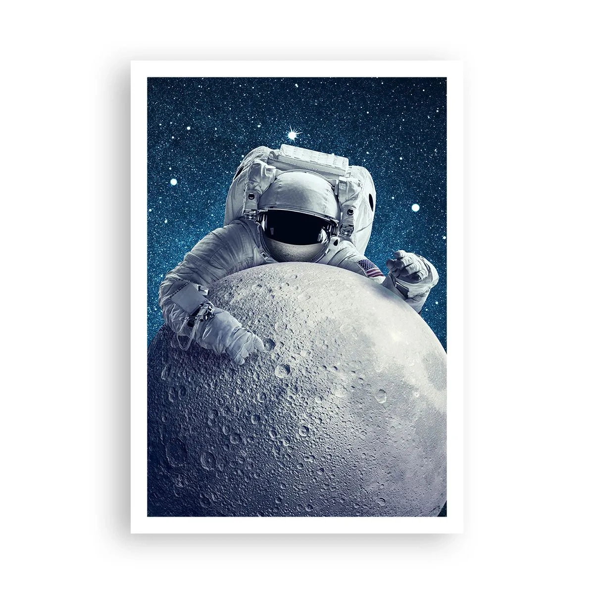 Plakat - Kosmisk spøgefugl - 70x100 cm