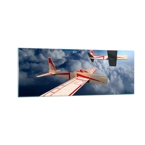 Billede på glas - Endnu højere, endnu længere - 140x50 cm