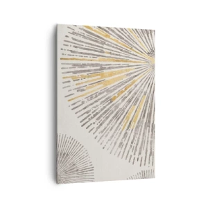 Lærredstryk - Billede på lærred - Skønheden i en rokke - 70x100 cm