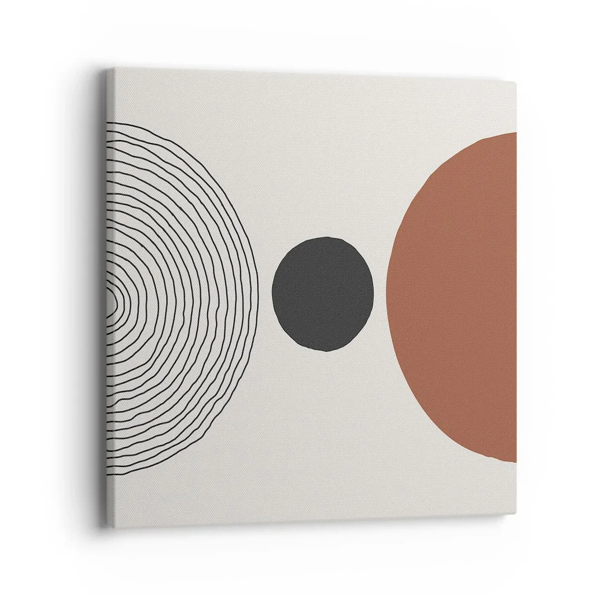 Lærredstryk - Billede på lærred - I rampelyset - 40x40 cm