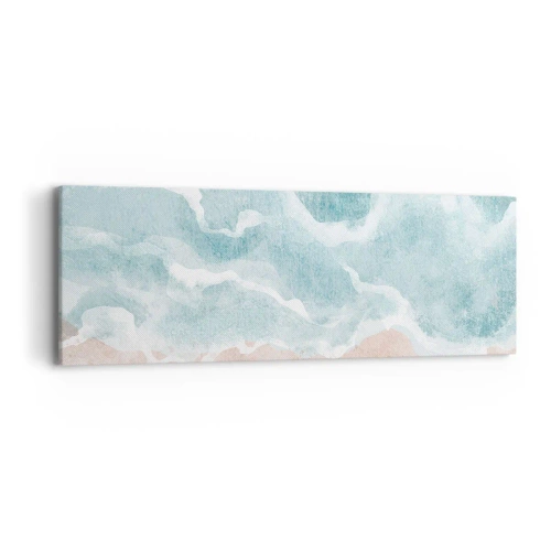Lærredstryk - Billede på lærred - Abstraktion af skyer - 90x30 cm