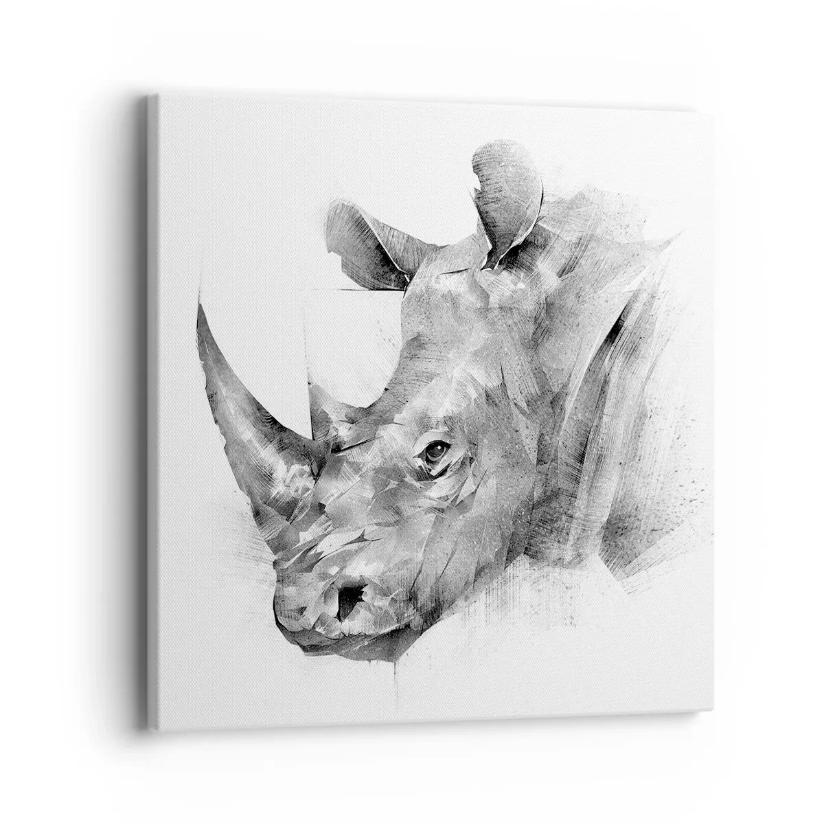 Lærredstryk - Billede på lærred - Afrikansk portræt - 40x40 cm