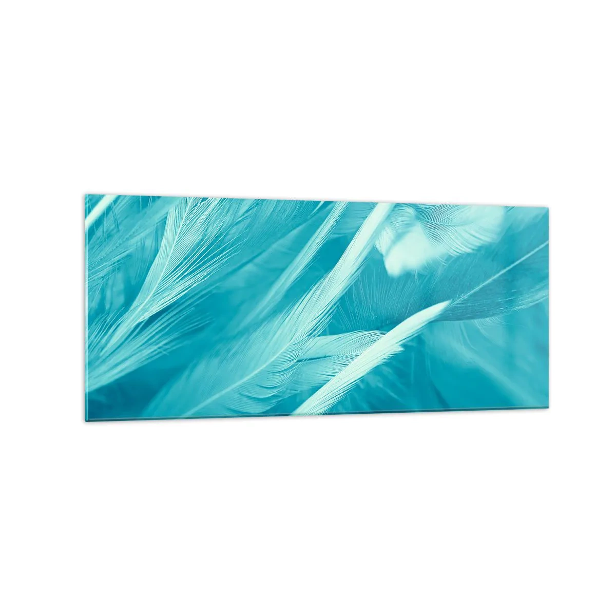 Billede på glas - At drukne i fluff - 120x50 cm