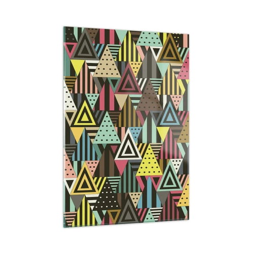 Billede på glas - I takt på tre - 50x70 cm