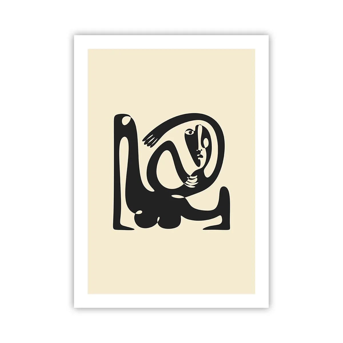 Plakat - Næsten Picasso - 50x70 cm