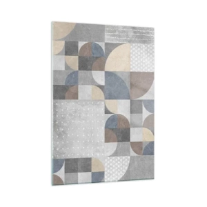 Billede på glas - Keramisk fantasi - 50x70 cm