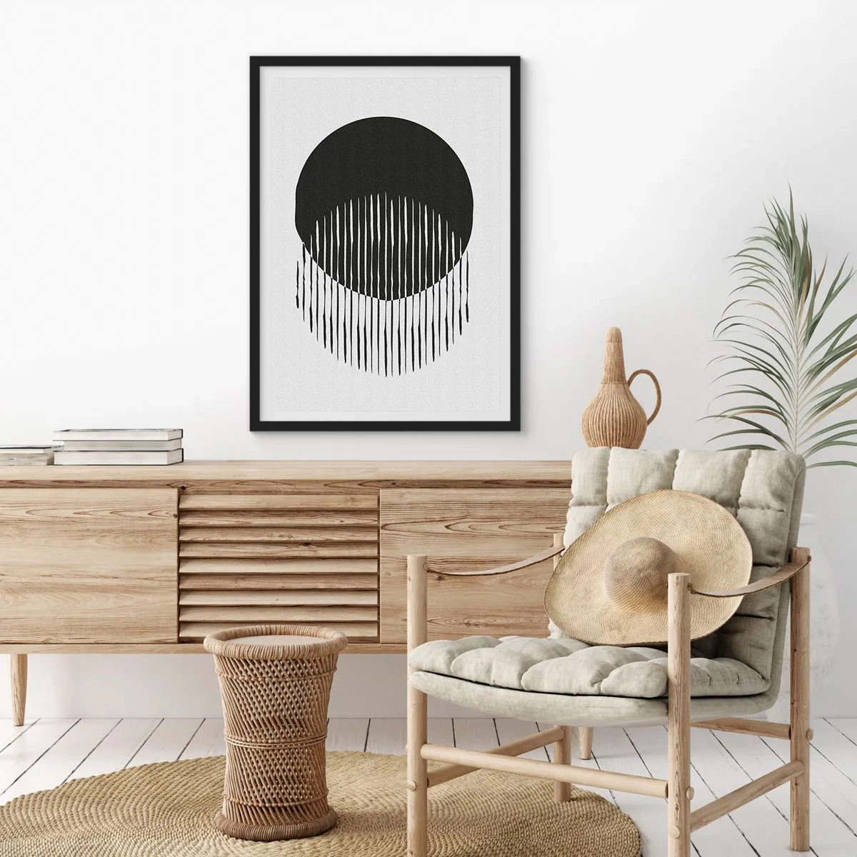 Plakat i sort ramme - Hans alter ego - 70x100 cm
